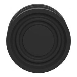 Harmony tête de bouton poussoir + capuchon IP66 - Ø22 - noire - ZB4BP2S Schneider Electric