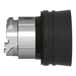 Harmony tête de bouton poussoir + capuchon IP66 - Ø22 - noire - ZB4BP2S Schneider Electric