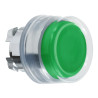 Harmony tête de bouton poussoir + capuchon IP69K - Ø22 - vert - ZB4BP3 Schneider Electric
