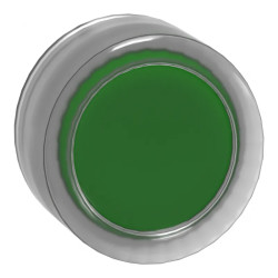 Harmony tête de bouton poussoir + capuchon IP66 - Ø22 - vert - ZB4BP383 Schneider Electric