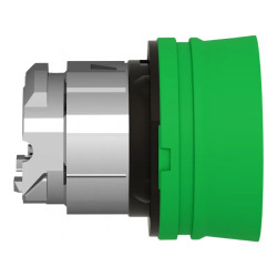 Harmony tête de bouton poussoir + capuchon IP66 - Ø22 - vert - ZB4BP3S Schneider Electric