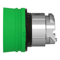 Harmony tête de bouton poussoir + capuchon IP66 - Ø22 - vert - ZB4BP3S Schneider Electric