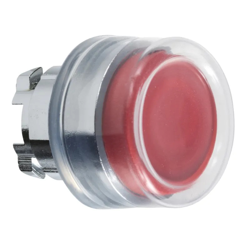 Harmony tête de bouton poussoir + capuchon IP69K - Ø22 - rouge - ZB4BP4 Schneider Electric