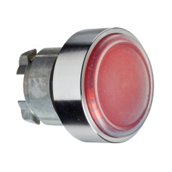 Harmony tête de bouton poussoir + capuchon IP66 - Ø22- rouge - ZB4BP483 Schneider Electric