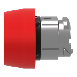 Harmony tête de bouton poussoir + capuchon IP66 - Ø22 - rouge - ZB4BP4S Schneider Electric