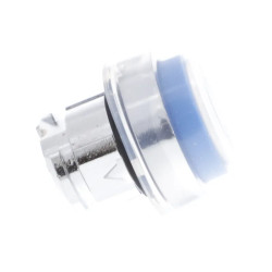 Harmony tête de bouton poussoir + capuchon IP69K - Ø22 - bleu - ZB4BP6 Schneider Electric
