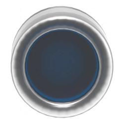 Harmony tête de bouton poussoir + capuchon IP69K - Ø22 - bleu - ZB4BP68 Schneider Electric