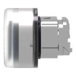 Harmony tête de bouton poussoir + capuchon IP69K - Ø22 - bleu - ZB4BP68 Schneider Electric