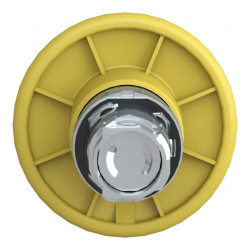 Harmony tête de bouton poussoir Ø 60 mm - Ø22 - jaune - ZB4BR5 Schneider Electric