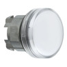 Harmony XB4 - tête voyant lumineux BA9s - Ø22 - lisse - blanc - ZB4BV01 Schneider Electric
