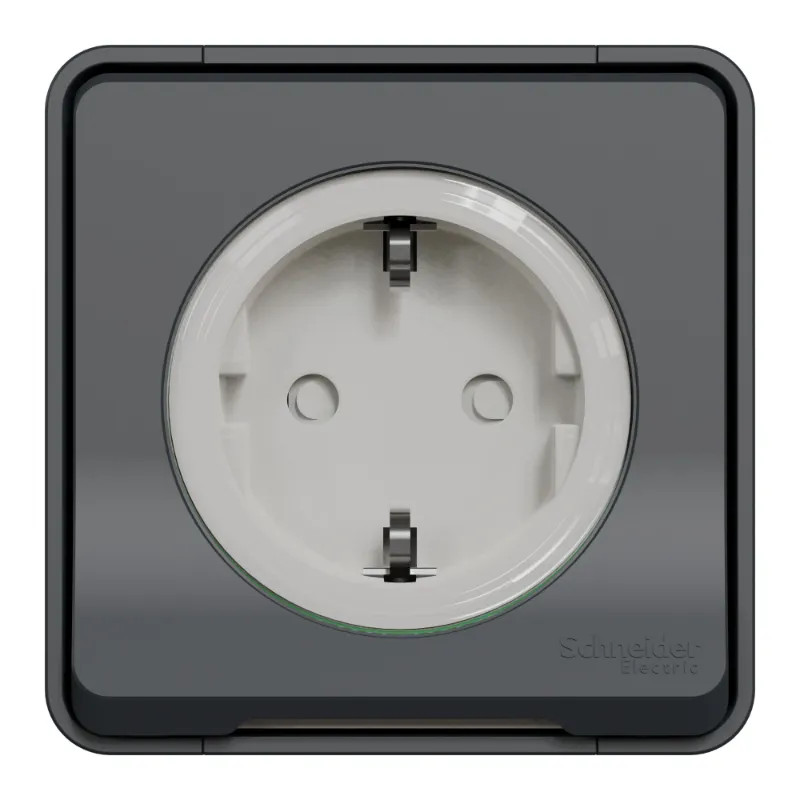 PC 2P+T ALL GRIS SAILLIE - MUR36034 Schneider Electric