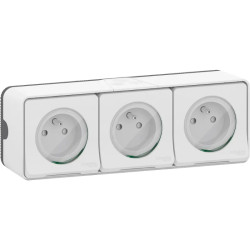 TPLE PC 2P+T blanc SAILLIE - MUR36039 Schneider Electric
