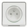 PC 2P+T BLANC SAILLIE - MUR39030 Schneider Electric