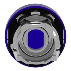 Harmony XB4 - tête voyant lumineux DEL - Ø22 - strié - bleu - ZB4BV063S Schneider Electric