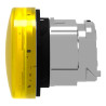 Harmony XB4 - tête voyant lumineux DEL - Ø22 - lisse - jaune - ZB4BV083 Schneider Electric