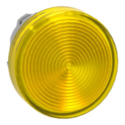 Harmony XB4 - tête voyant lumineux DEL - Ø22 - strié - jaune - ZB4BV083S Schneider Electric