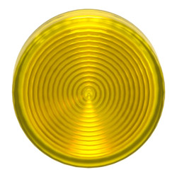 Harmony XB4 - tête voyant lumineux DEL - Ø22 - strié - jaune - ZB4BV083S Schneider Electric