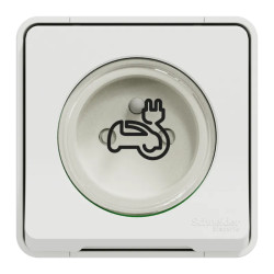 Prise renf saillie blanc - MUR39010 Schneider Electric