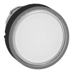 Harmony XB4 - tête bouton poussoir lumineux DEL - Ø22 - blanc - ZB4BW3137 Schneider Electric