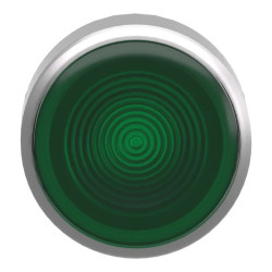 Harmony XB4 - tête bouton poussoir lumineux DEL - Ø22 - strié - vert - ZB4BW333S Schneider Electric