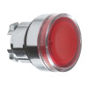 Harmony XB4 - tête bouton poussoir lumineux BA9s - Ø22 - rouge - ZB4BW34 Schneider Electric
