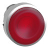 Harmony XB4 - tête bouton poussoir lumineux DEL - Ø22 - strié - rouge - ZB4BW343S Schneider Electric
