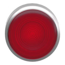 Harmony XB4 - tête bouton poussoir lumineux DEL - Ø22 - strié - rouge - ZB4BW343S Schneider Electric