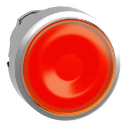 Harmony XB4 - tête bouton poussoir lumineux DEL - Ø22 - orange - ZB4BW353 Schneider Electric