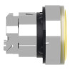 Harmony XB4 - tête bouton poussoir lum DEL - Ø22 - jaune - ZB4BW383 Schneider Electric