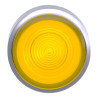 Harmony XB4 - tête bouton poussoir lum DEL - Ø22 - strié - jaune - ZB4BW383S Schneider Electric