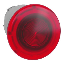 Harmony XB4 - tête bouton coup de poing lumineux DEL - Ø40 - rouge - ZB4BW443 Schneider Electric