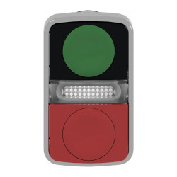 BOUTON DOUBLE TOUCHES MET - ZB4BW7L3740 Schneider Electric