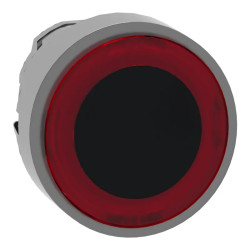Harmony XB4 - tête bouton poussoir lumineux DEL - Ø22 - anneau - rouge - ZB4BW943 Schneider Electric