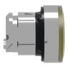Harmony XB4 - tête bouton poussoir lum DEL - Ø22 - anneau - jaune - ZB4BW983 Schneider Electric