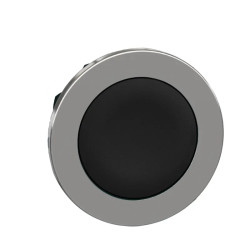 Harmony XB4 - tête bouton poussoir à impulsion - flush - noir - ZB4FA2 Schneider Electric