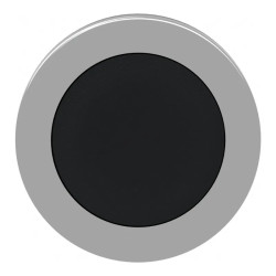 Harmony XB4 - tête bouton poussoir à impulsion - flush - noir - ZB4FA2 Schneider Electric