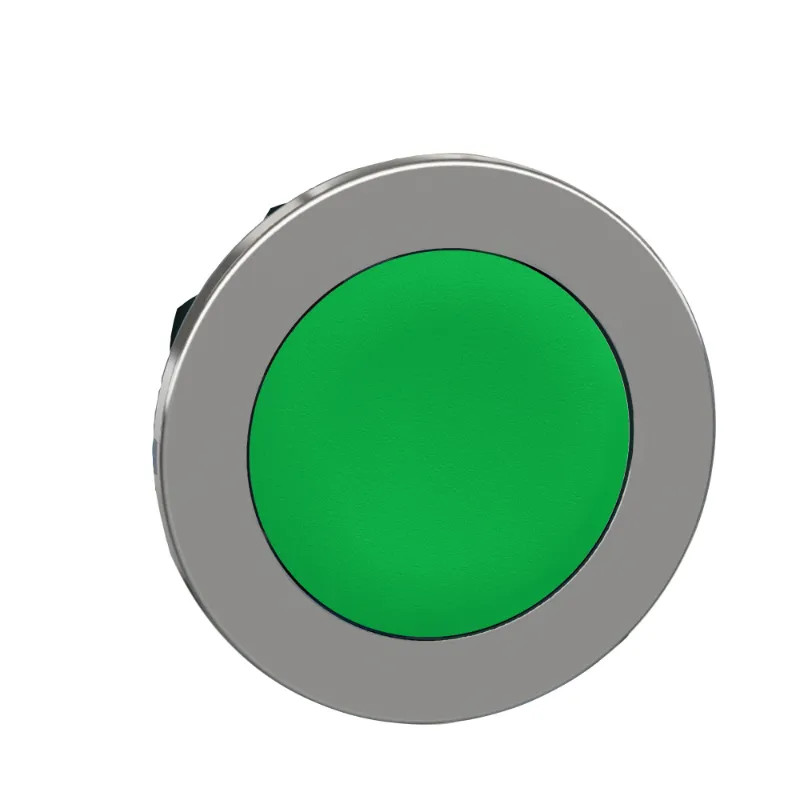 Harmony XB4 - tête bouton poussoir à impulsion - flush - vert - ZB4FA3 Schneider Electric