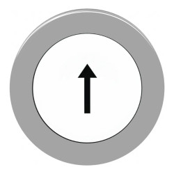 tête BP flush marqué blanc - ZB4FA334 Schneider Electric