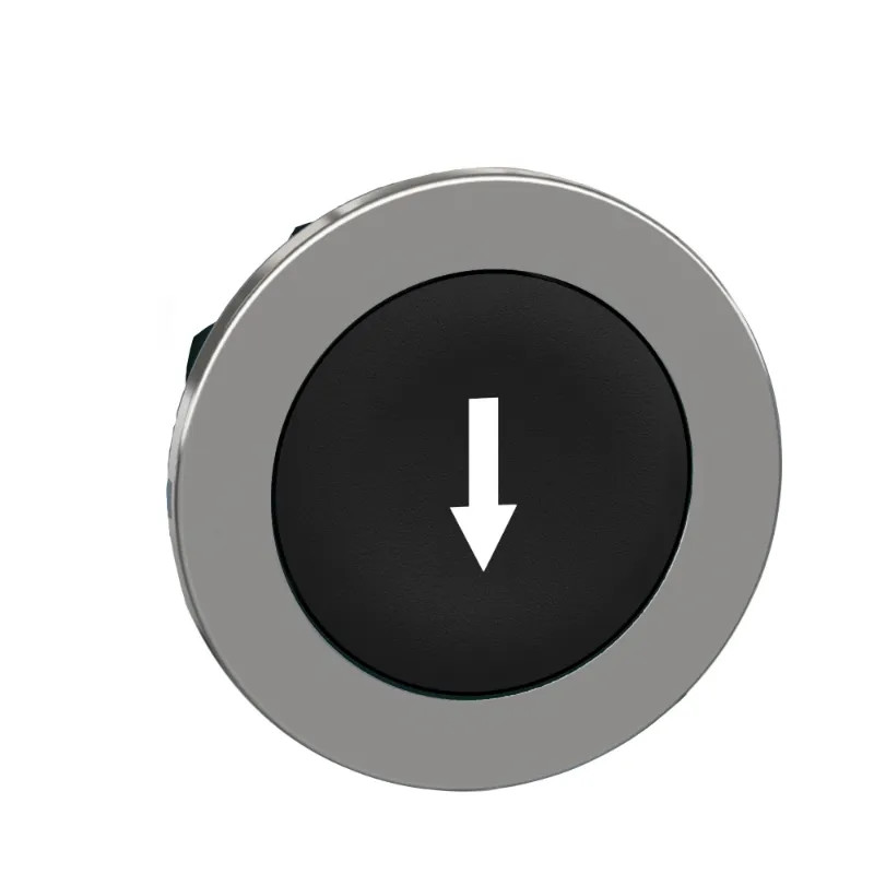 Harmony XB4 - tête bouton poussoir à impulsion - flush - marqué - noir - ZB4FA335 Schneider Electric