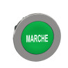 Harmony XB4 - tête bouton poussoir à impulsion - flush - marqué - vert - ZB4FA342 Schneider Electric