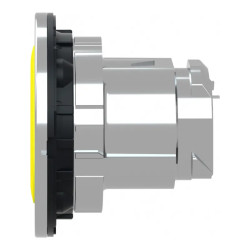 Harmony XB4 - tête bouton poussoir à impulsion - flush - jaune - ZB4FA5 Schneider Electric