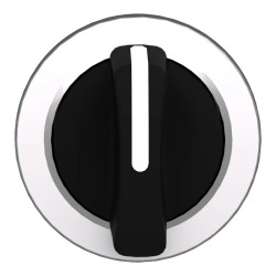 tête BT flush 3 pos à rap noir - ZB4FD5 Schneider Electric