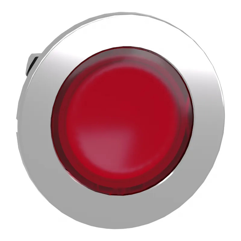 Harmony XB4 - tête bouton pousser-pousser lumineux - flush - rouge - ZB4FH043 Schneider Electric