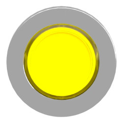 Harmony XB4 - tête bouton pousser-pousser lumineux - flush - jaune - ZB4FH083 Schneider Electric