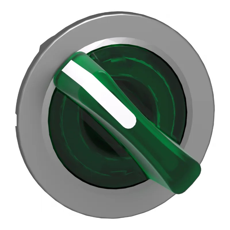 tête BT lum flush 2p fix vert - ZB4FK1233 Schneider Electric