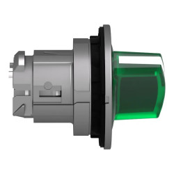 tête BT lum flush 2p fix vert - ZB4FK1233 Schneider Electric