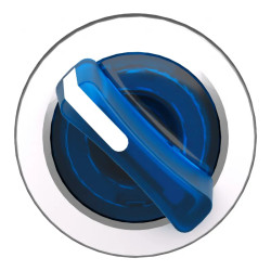 tête BT lum flush 2p fix bleu - ZB4FK1263 Schneider Electric