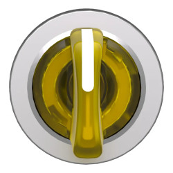 tête BT lum flush 3p fix jaune - ZB4FK1383 Schneider Electric