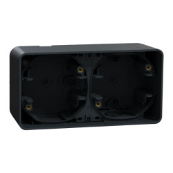 BOITE 2P GRIS HORIZ SAILLIE - MUR37914 Schneider Electric