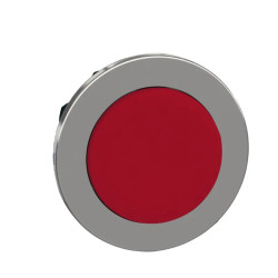tête BP flush dépass rouge - ZB4FL4 Schneider Electric